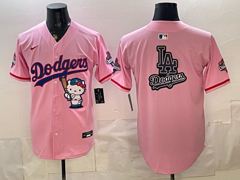 Men Los Angeles Dodgers blank pink Game 2026 Nike MLB Jersey 052104